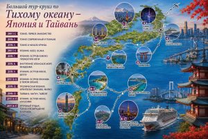Большой тур-круиз по Тихому океану — Япония и Тайвань