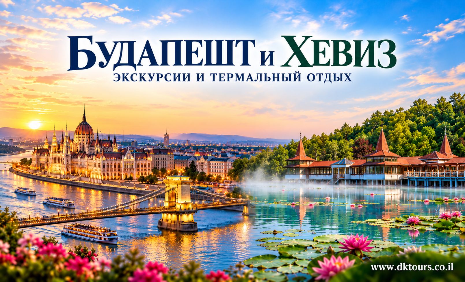 Будапешт и Хевиз. Экскурсии и отдых
